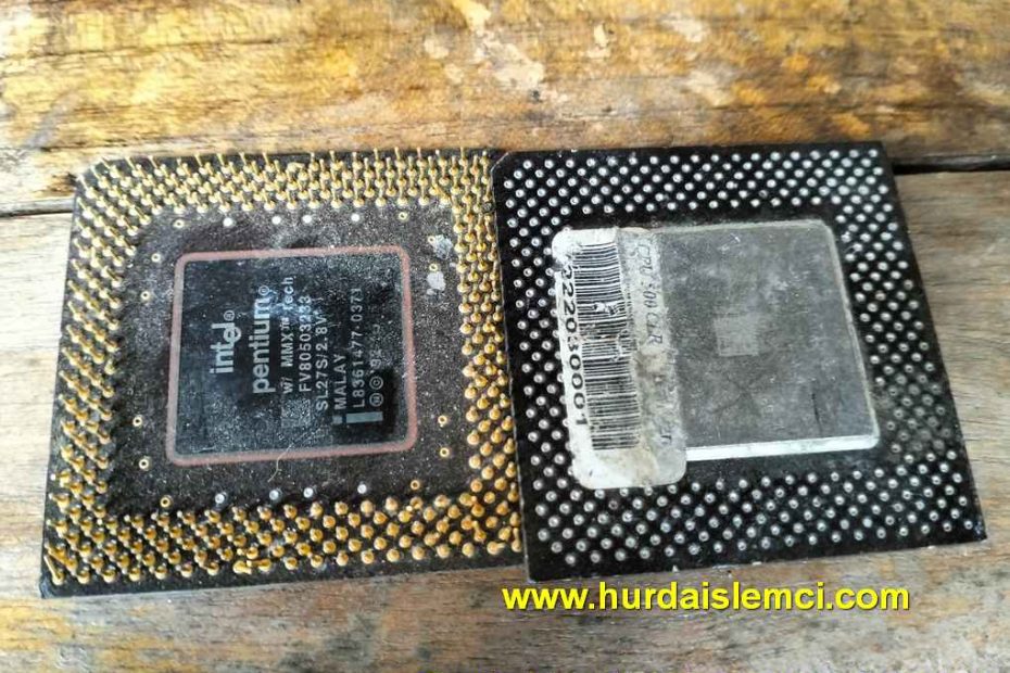 Pentium 3 İşlemci Hurdaları